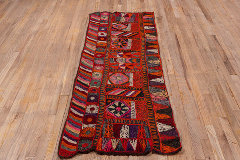 Vintage Kilim Runner Rug (2' x 6')